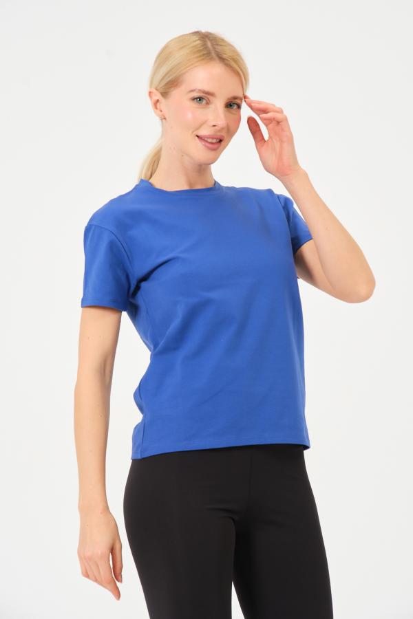Gaia Kadın Tshirt Mavi